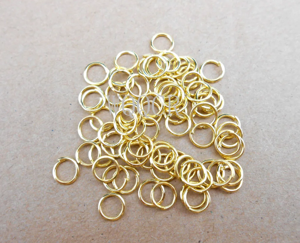 Hot-selling high-quality DIY hand-made ring 5-6-7-8-9MM ear jewelry necklace connector gold and silver men's jewelry accessories