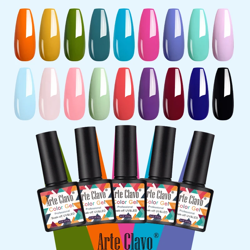 Arte Clavo Geen Veeg Top Coat Primer Base Coat Gel Plastic Fles Nail Gel Polish Gel Lak Losweken Uv led Nail Art Gel Lak