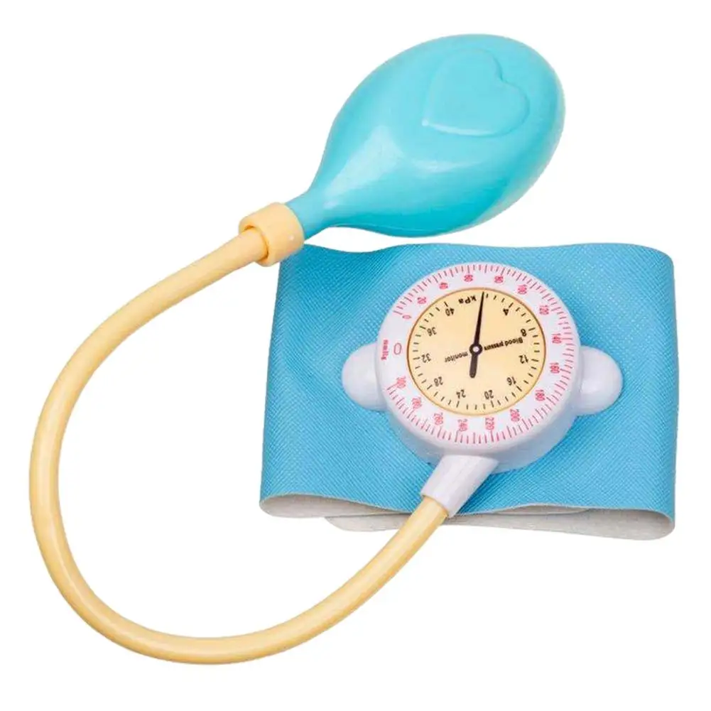 Simulação das crianças médico brinquedo estetoscópio brinquedo médico rosa azul para crianças mais de 3 role play médico jogo educacional