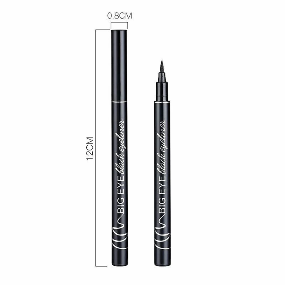 Preto líquido eyeliner olho compõem super delicado à prova dlong água longa duração olho forro fácil de usar olhos maquiagem cosméticos beleza ferramenta