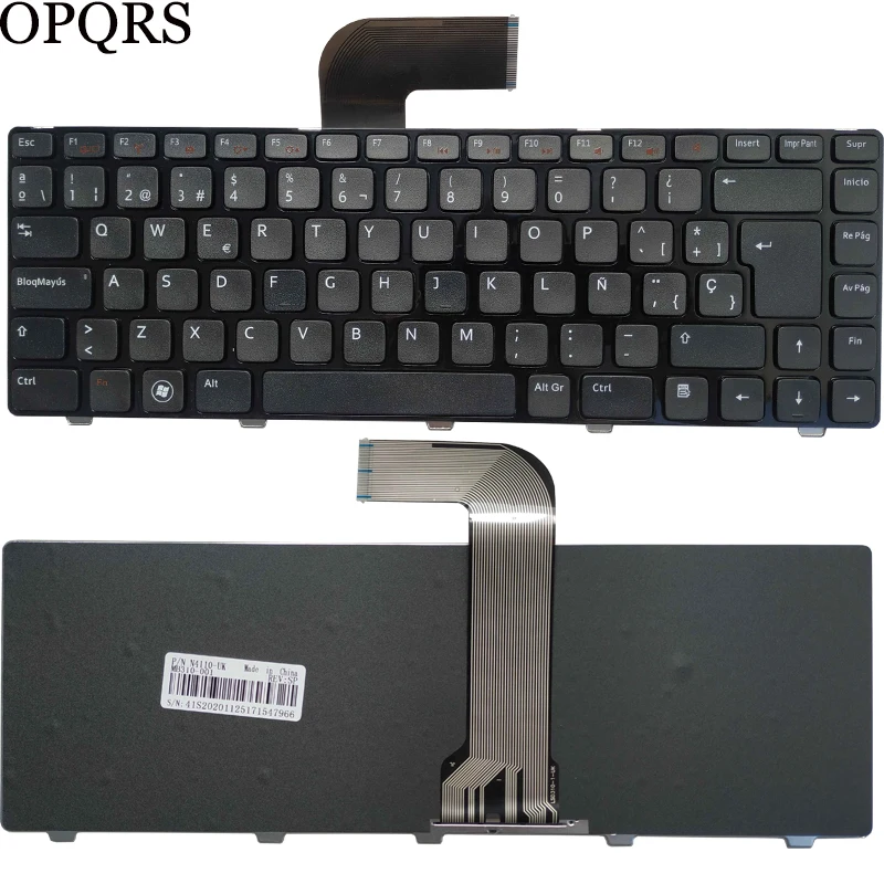 NEW Spanish SP Keyboard for DELL INSPIRON 14R N4110 M4110 N4050 M4040 N5050 M5050 M5040 N5040 X501LX502L P17S N4120 M4120 L502X