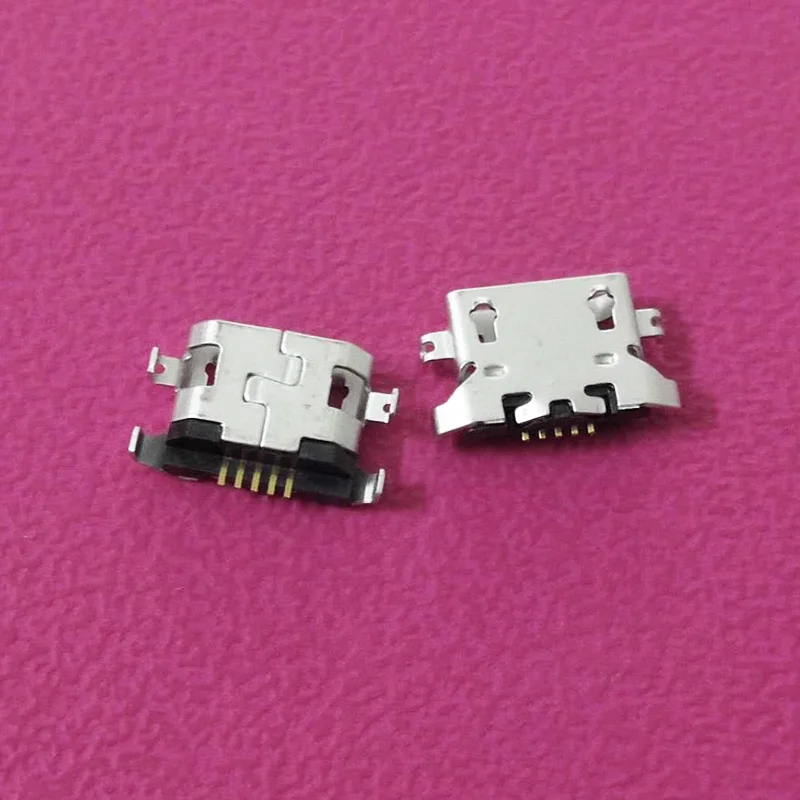 100pcs Micro USB Charging Port For Lenovo A670 S650 S720 S820 S658T A830 A850 S939 S6000 USB Jack Connector Socket