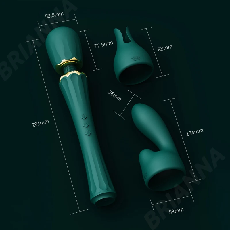 ZALO KYRO-varita mágica grande de silicona para mujer, vibrador japonés resistente al agua AV, masajeador de potencia femenino, juguete sexual para