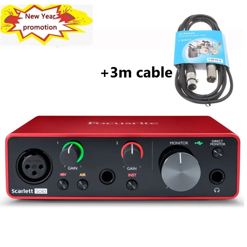 مُدخل صوتي Focusrite Scarlett Solo 3rd Gen: تقييم شامل لأداء التسجيل الاحترافي عبر USB