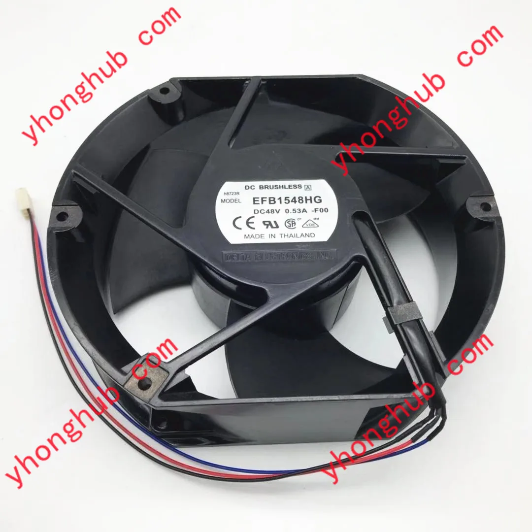 Delta Electronics EFB1548HG F00 DC 48V 0.53A 172x150x51mm Server Cooling Fan