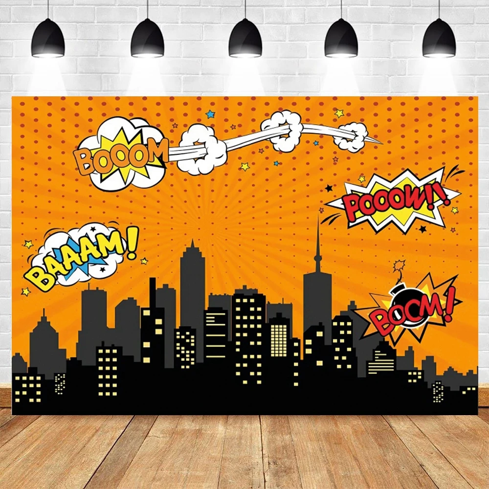 Yeele Super Hero Backdrop Photography Vinyl Newborn Baby Shower Boy Birthday Photographic Background For Photo Studio Props