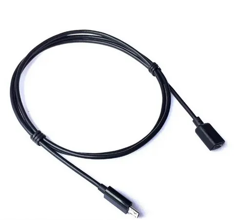 Micro USB męski na żeński 2.0 krótki konwerter kabel OTG Adapter 25cm 50cm 150cm 200cm