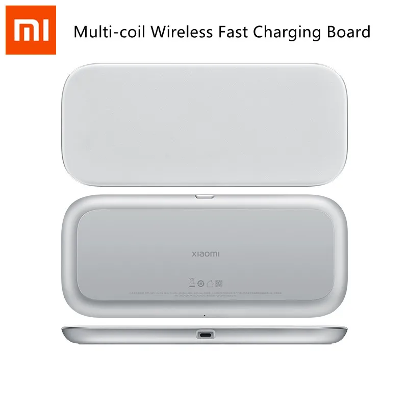 Xiaomi Mi Multi-coil Wireless 20W Max Fast Charging Board Support 3 Devices Compatible Recharge With 120W Charger and 6A Cable