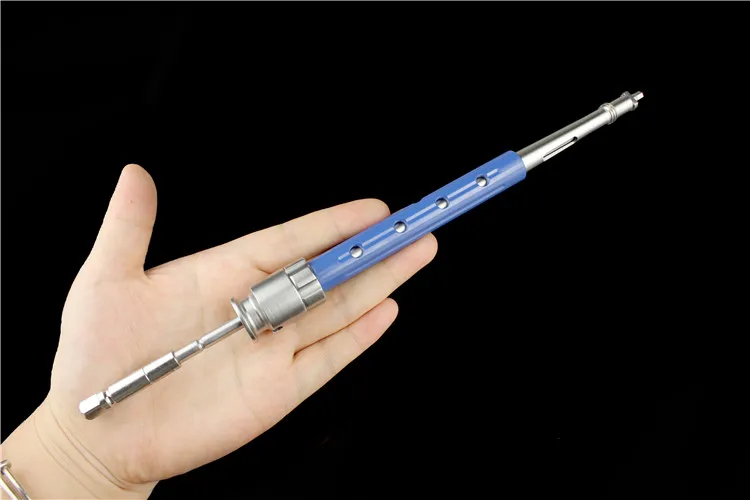 spine Orthopedic Instrument Medical Multi-axis Multidirectional pedicle bone screw driver long Short tail 6.0 screw-rod system