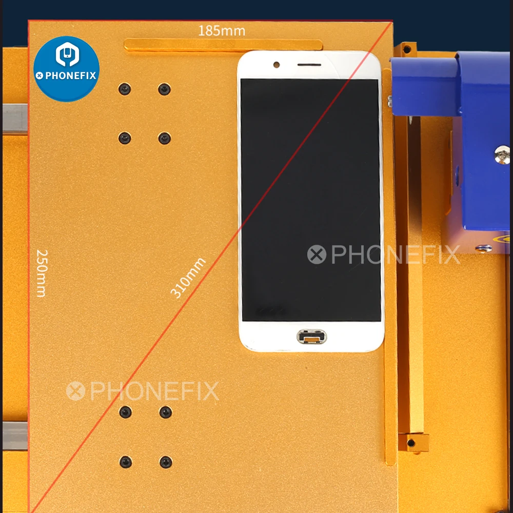 Mekanik TG50 Tepat Mesin Cutting Edge Smart Cutting Ponsel Lurus Layar Mid-Frame Penghapusan Layar LCD Mesin Pemisah