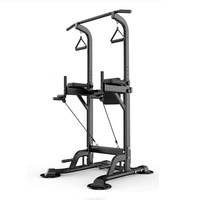 Gym Fitness Multifunction Pull-Ups Rack Horizontal Bar Weight Muscle Training Body Building Chin-up Equipment Drawstring Handle