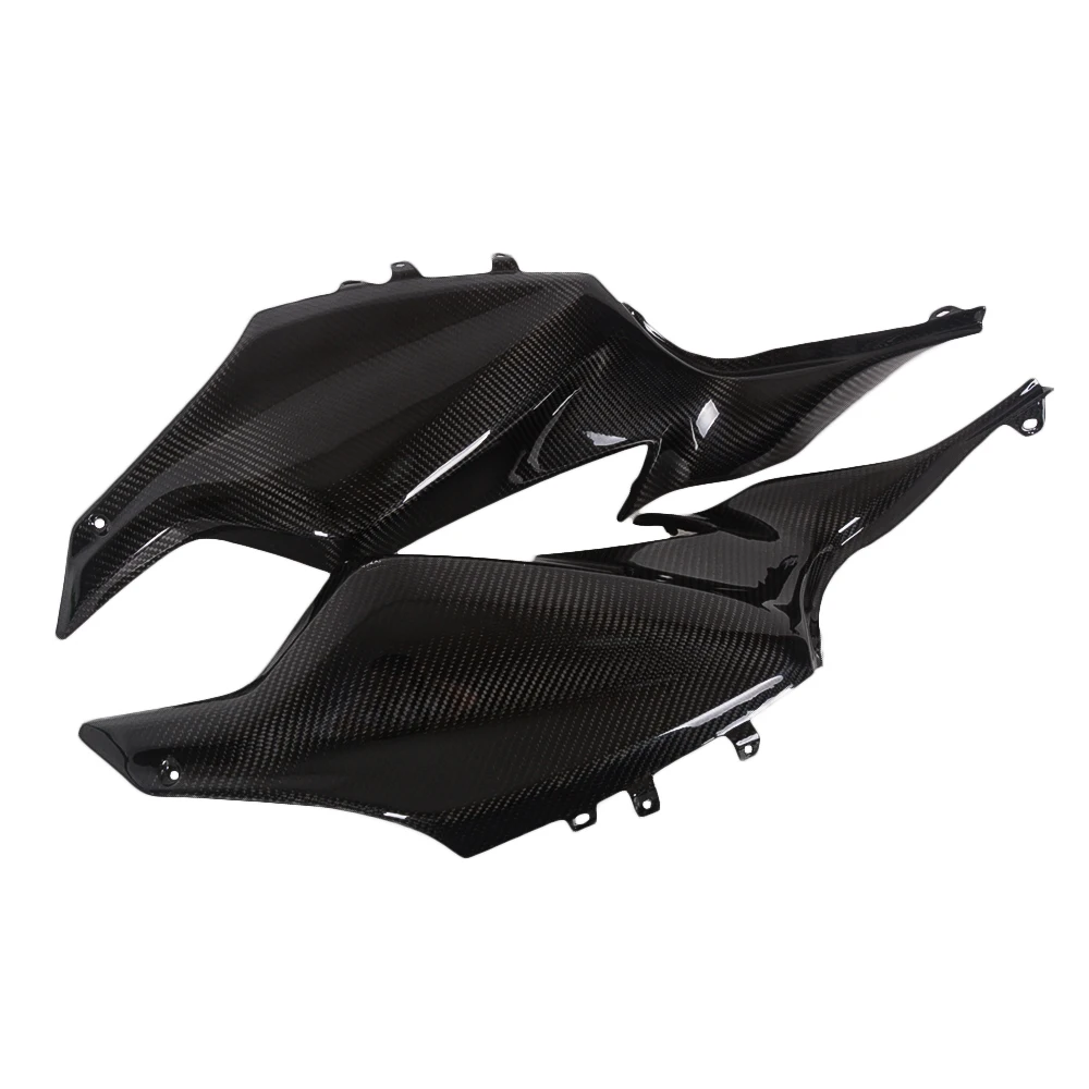 Real Carbon Fiber Gas Tank Side Cover Trim Panel Fairing Cowl For Yamaha MT07 FZ07 MT 07 FZ 07 2014 2015 2016 2017