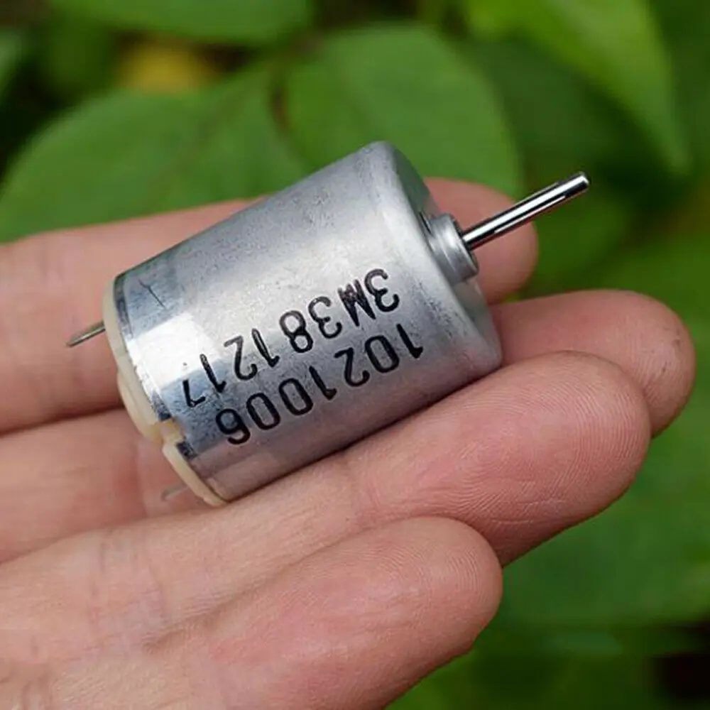 جونسون-محرك ميني 370 ، تيار مستمر 24 فولت-36 فولت ، 5100 دورة في الدقيقة ، دائري 24.5 مللي متر ، فرشاة معدنية ثمينة ، عمود طويل صامت ، محرك ساخن #5