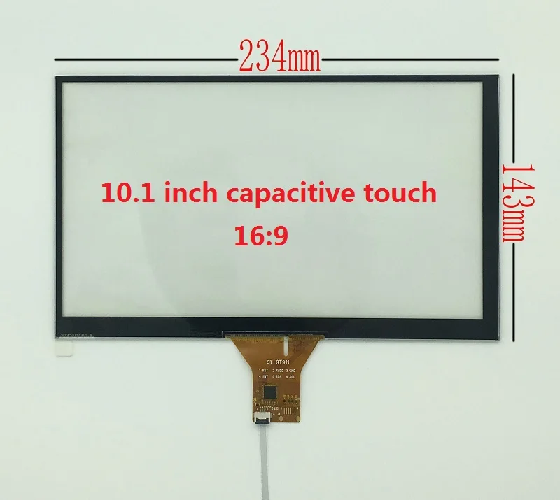 10.1 inch 16:9 USB capacitive touch screen digitizer 10 points Raspberry Pi PC DIY touch monitor