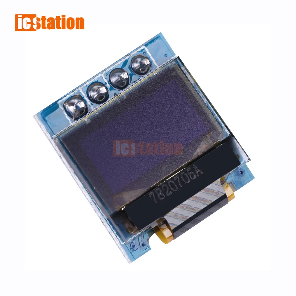 0.49 بوصة وحدة عرض OLED 64x32 64*32 SSD1306 0.49 "شاشة I2C IIC السوبر مشرق لاردوينو AVR STM32 الأبيض 0.49 بوصة OLED