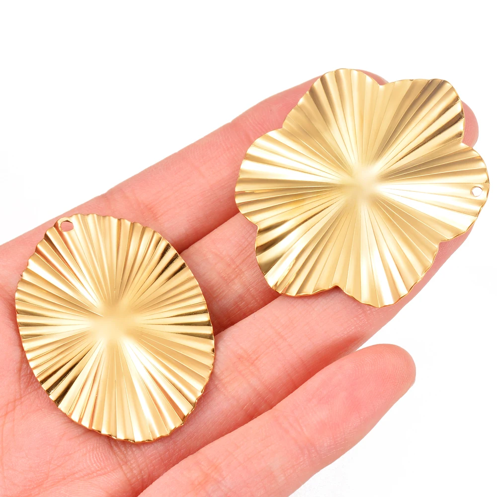 10 Stück Gold Ohrring Charms Edelstahl Schmuck Herstellung Charms für DIY Link Komponenten Ohrring Halskette machen finden 15 Stil – Detail 5