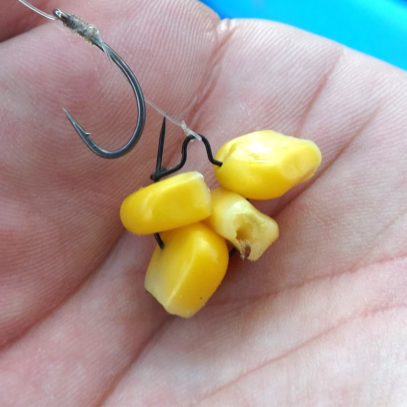 20 piezas pesca de carpa Clip de gusano cebo de pesca anzuelos de anillo cebo picado Boilie Pin Spike cebo vivo señuelo gancho carpa Chod aparejo de