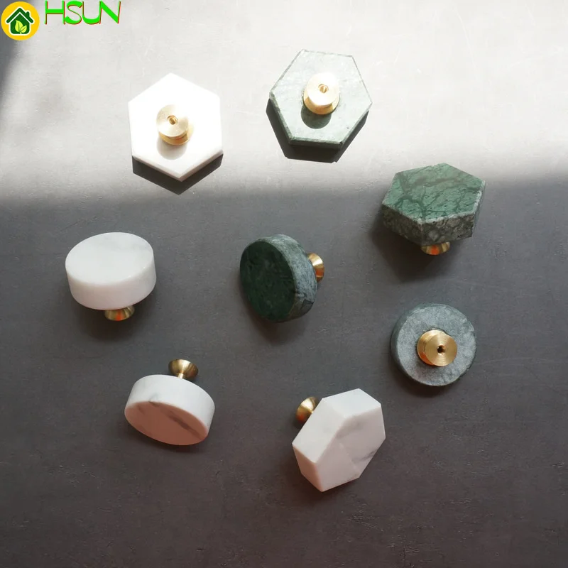 

Green +brass Light Marble Luxury White Handle Wardrobe Dresser Knob Cupboard Cabinet Door Handles Drawer Pulls Decor Furniture