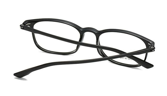 Tr90 quadratische kurzsichtige Brille mit Grad Frauen Männer Retro klarer Spiegel kurzsichtige Brille 0 -0.5 -1.0 -1.5 bis -6.0 transparent – Detail 6