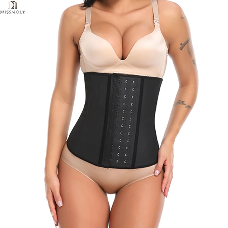 

Shapewear Latex Waist Trainer Belt Slimming Waist Cincher Body Shaper Tummy Trimmer Long Torso Girdle Corset Modeling Strap