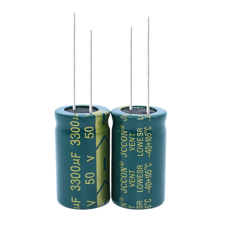 مكثف كهربي من الألومنيوم Jccon ، حجم طاقة التحويل 18x35 ، 50V ، من من من من الألومنيوم