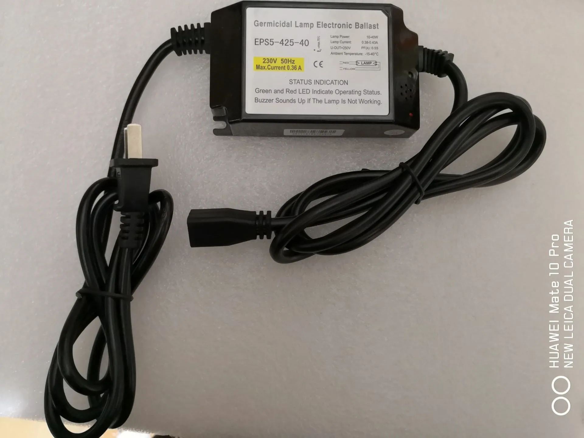 Imagem -02 - Substitua Rw5425-40 Tudo-em-um Balastro uv Universal com Som e Luz Função de Alarme Eps5-425-40