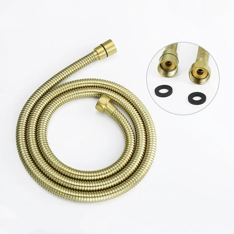 

1.5m 59 inch Brushed gold Top quality shower hose,SUS304 stainless steel Shower tube Suitable for shower head Bidet spray part