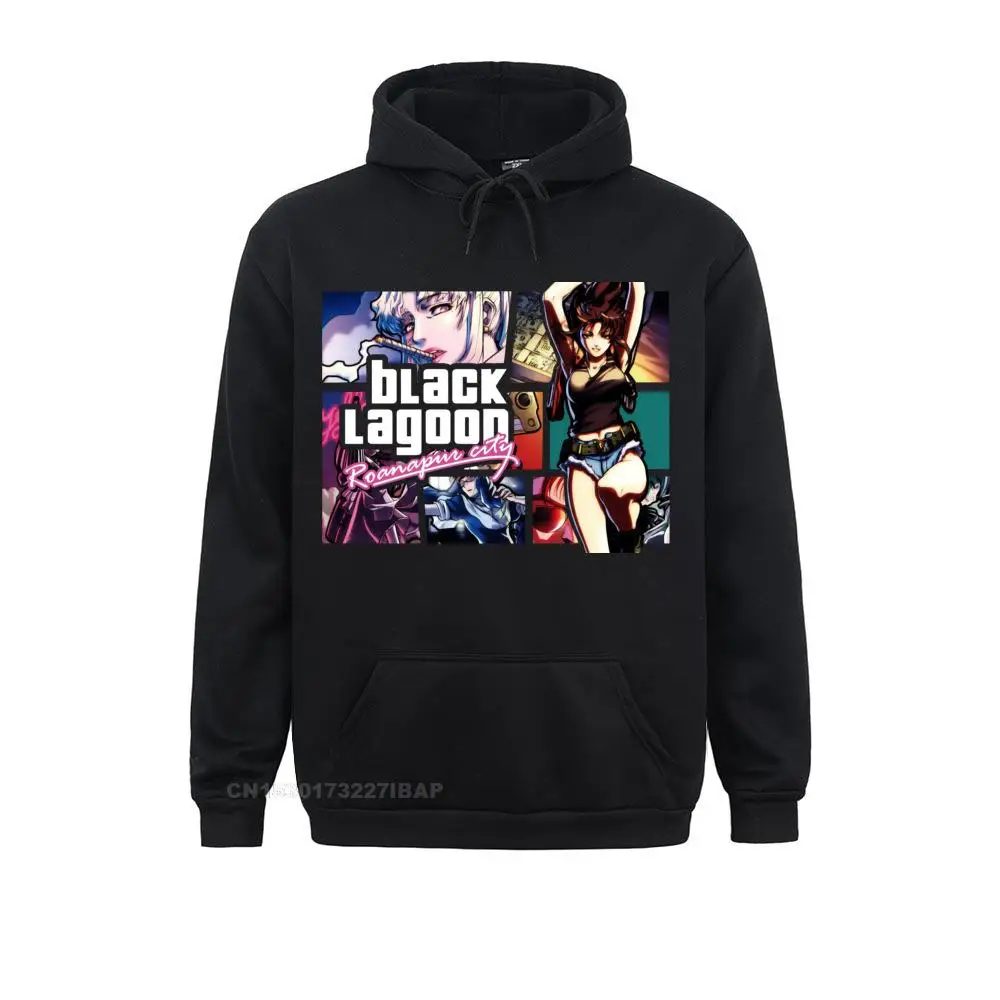 Great Black Lagoon Revy Anime Harajuku Hoodies Streetwear Young Style Classic Kawaii Homme Hoodie Camisas Hombre Pullover