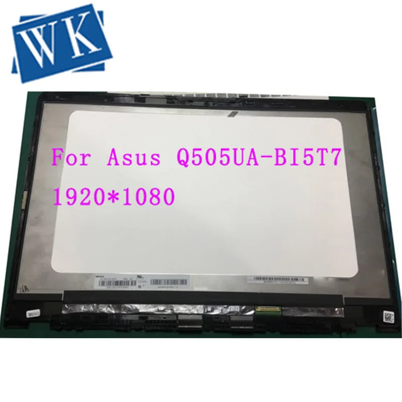 Imagem -01 - Fhd Digitalizador de Tela Lcd Painel de Tela de Tela para Asus Q505u Q505ua Q505ua-bi5t9 156 fhd digitalizador de tela lcd painel de tela de tela para asus q505u q505ua q505ua bi5t9 156 01
