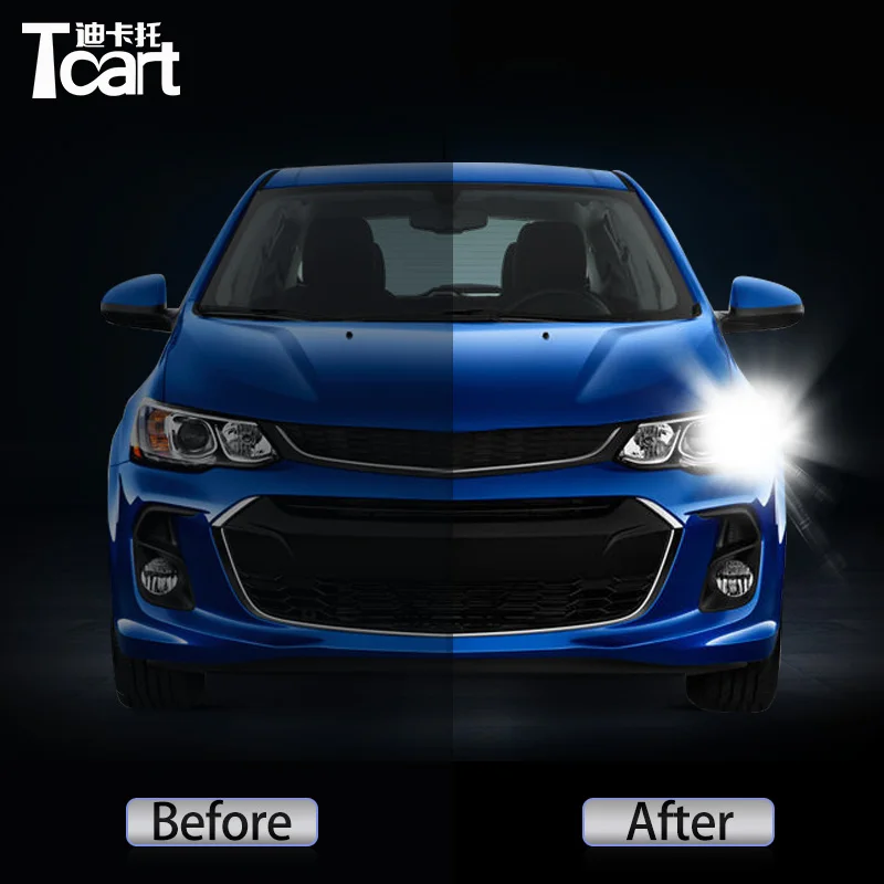 Tcart Car Accessories Led Daytime Running Light Turn DRL 1156 PY21W BAU15S  For Chevrolet Sonic T300 Holden Barina 2016-2020