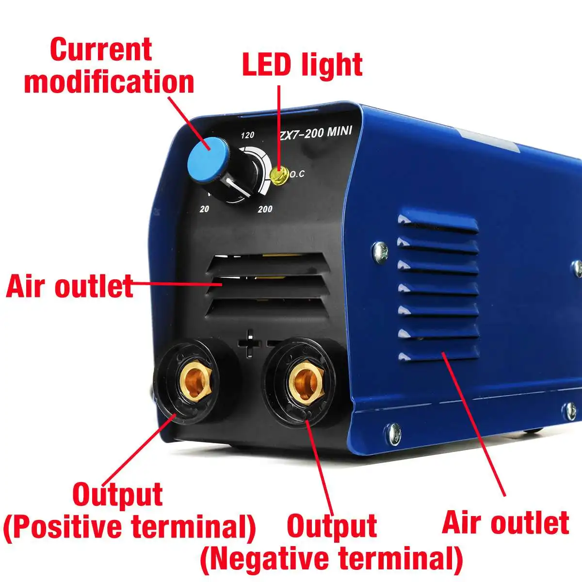 220V Mini Electric Welding Machine Portable Solder 20-200A Inverter Soldering Tool ARC Welding Working