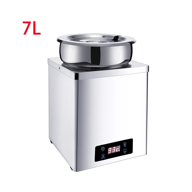 

3L/7L Commercial Brown Sugar Pearl Stainless Steel Insulation Pot Warm Soup Pot Electric Heating Holding Furnace