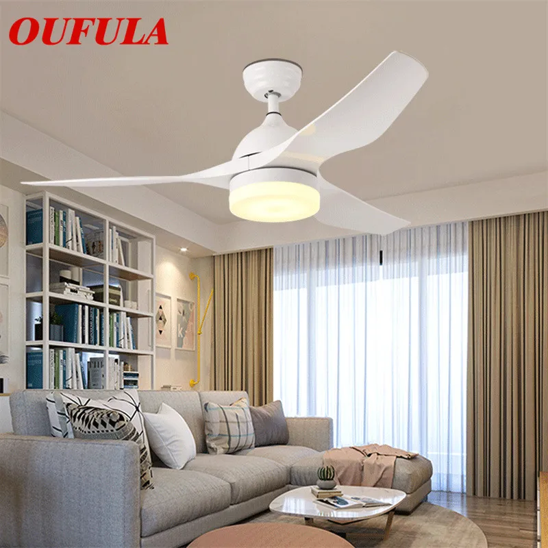 AOSONG Modern Ceiling Fan Lights Lamps With Remote Control Fan  Lighting Suitable For Dining Room Bedroom