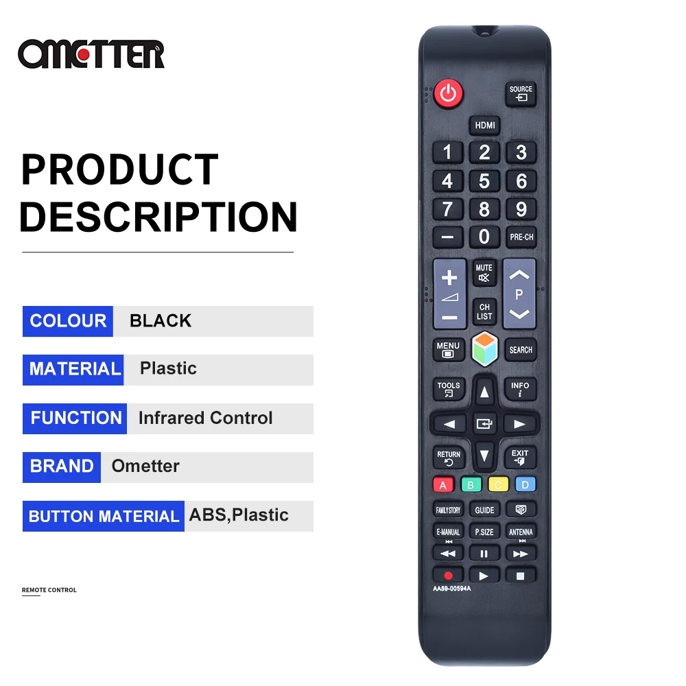 Nuovo uso per SAMSUNG Universal Remote AA59-00581A AA59-00582A AA59-00594A muslimtv 3D Smart Player