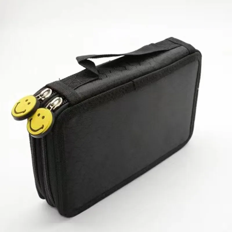 Estuche de lápices de almacenamiento grande, caja de bolígrafos de colores, bolsa Kawaii, estudiantes, escuela, oficina, lindas bolsas de