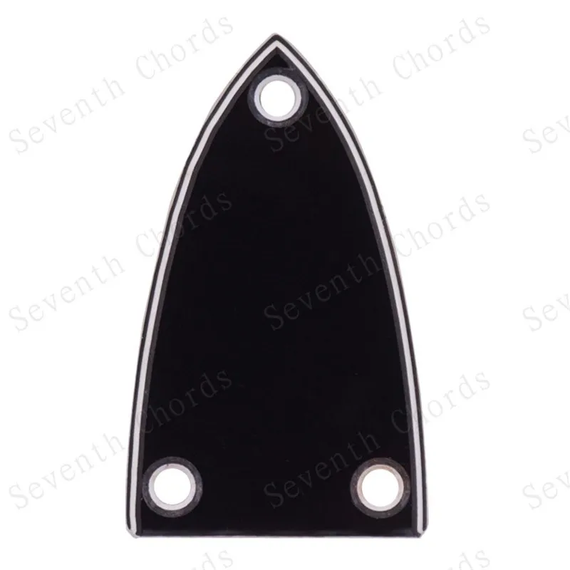 2Pcs Black Plastic Truss Rod Cover For Acoustic Electric Bass Guitar Accessories