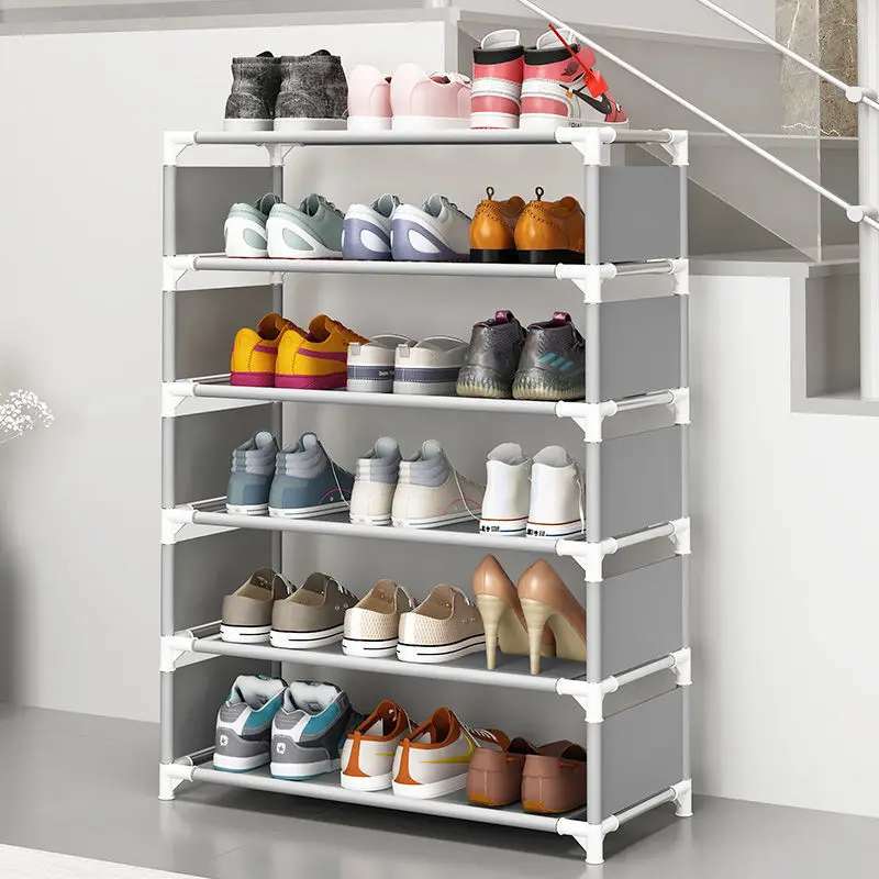 Simple Shoe Rack Non-Woven Fabric DIY Easy Assembly Shoe Storage Rack  Home Decoration Home Furniture Space-saving Shoe Cabinet