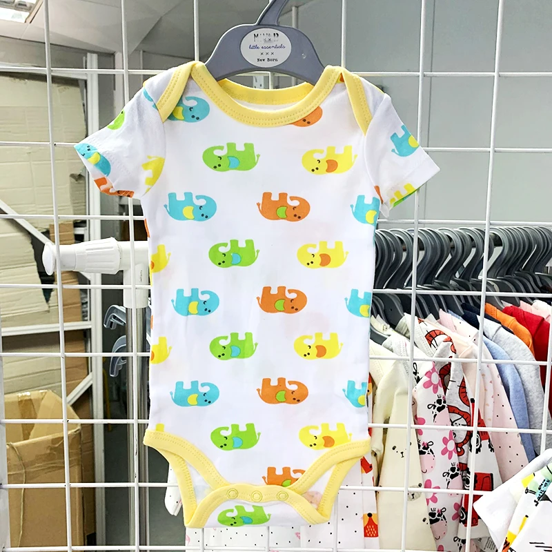 Newborn bodysuit baby babies bebes clothes short sleeve cotton printing infant clothing 1pcs 0-12 Months