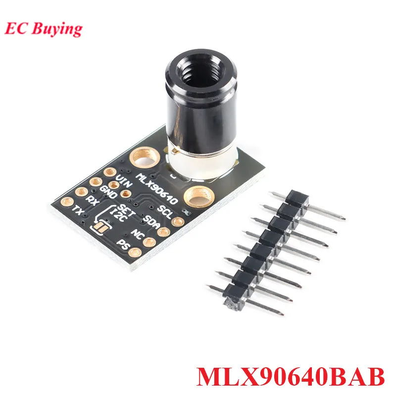MLX90640BAA MLX90640BAB MLX90640 GY-MCU90640 IR 32*24 Dot Matrix Infrared Temperature Array Sensor Thermal Imager Module AMG8833