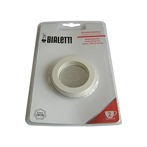 BIALETTI FILTER WITH GASKETS 2 CUP MOKA EXPRESS ELETTRIKA ESPRESSO COFFEE MAKER