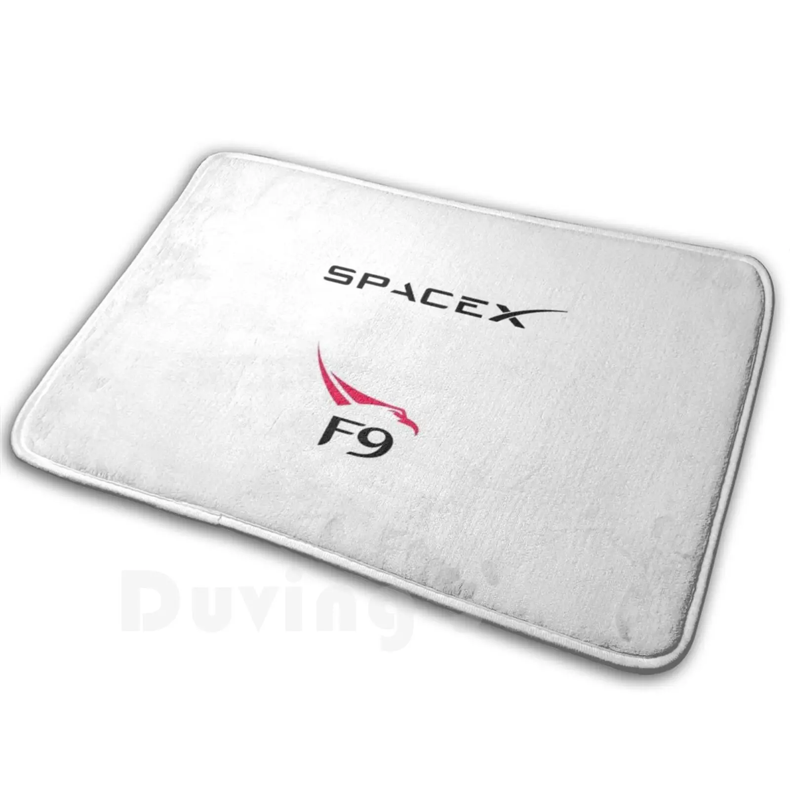 Spacex Falcon 9 Space X Rocket Carpet Mat Rug Cushion Soft Space X Spacex Logo Elon Musk Tesla Spacex Launch Rocket