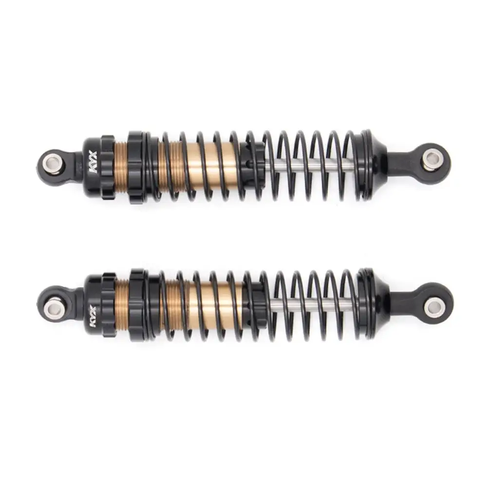 

KYX Racing 90mm Black Metal Shock Absorber Upgrades Parts Accessories for 1/10 RC Crawler Car Axial SCX10 CC01 (2pcs)