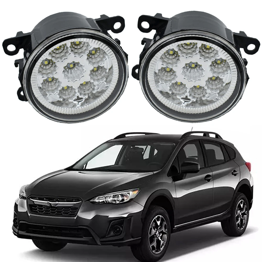 LED Fog Light Car Front Fog Lamp For Subaru Crosstrek 2016 2017 2018 2019 FOG Lamps