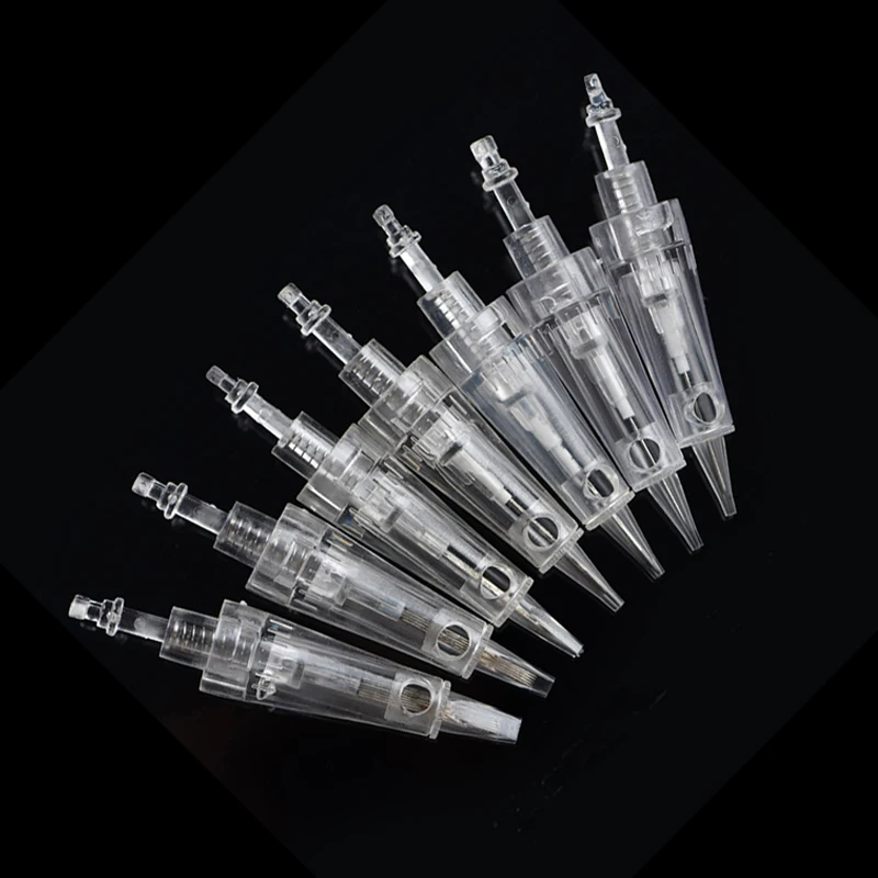 1P 3P 5F 7F Disposable Electric Derma Pen Needles Nano Cartridge For Auto Micro Needle Derma Pen Tattoo Needle Tip