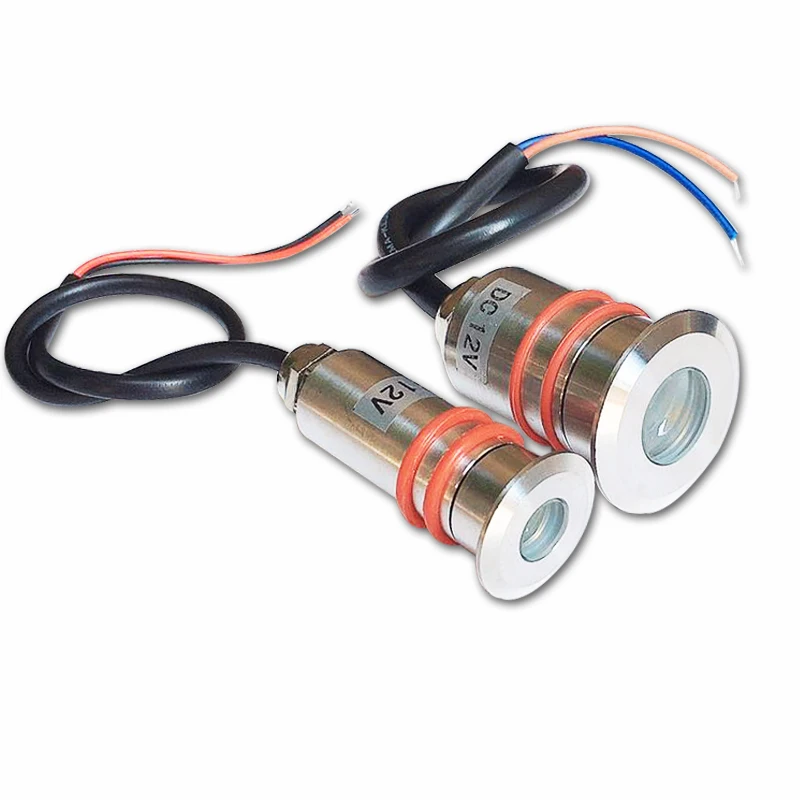 10pcs IP68 1W 3W Waterproof LED Underground Light Outdoor Ground Garden Path Floor Buried Yard Spot Landscape Lighting DC12V 24V