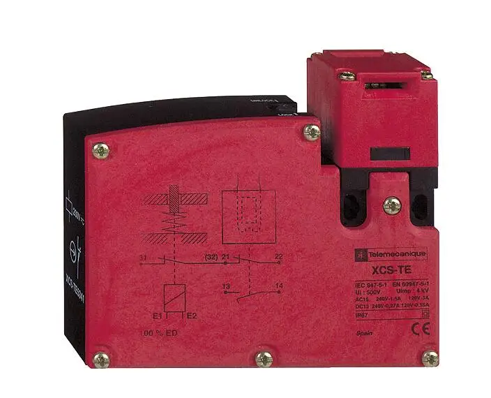 XCSTE5511 Safety switch, Telemecanique Safety switches XCS, plastic XCSTE, 1NC + 1 NO, slow break, 1 entry tapped Pg 11 24 V