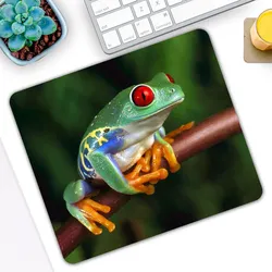 Animal Frog Patterned Small Size Pc Tablet Gamer Computer Laptop Mouse Pad Mousepad Mice Mat Decorate Your Desk