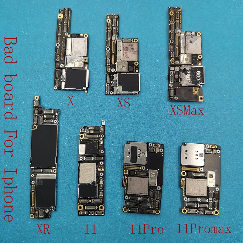 Placa-mãe completa com nand para iphone 12 11 pro max mini x xr xs 8 8p habilidades de reparo prática placa bga peças de desmontagem