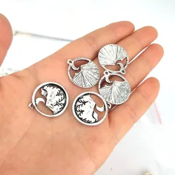 hzew 5pcs Lovely mountain moon  pendant charm Jewelry Gifts for women