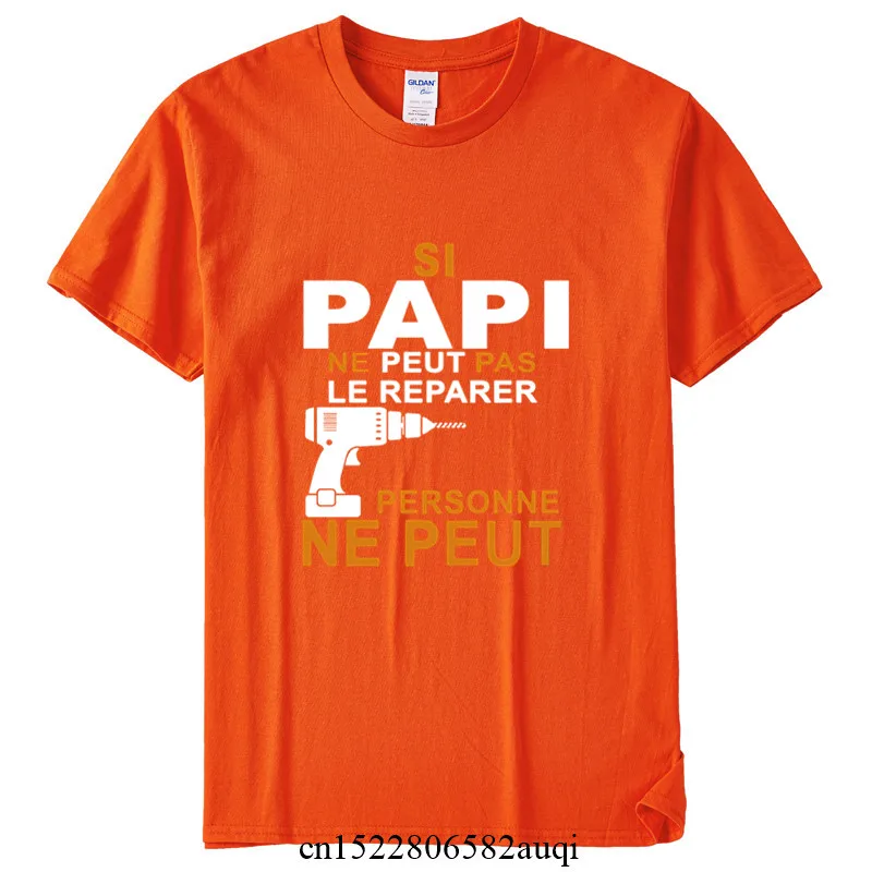 Si Papi Ne Peut Pas Le Rparer Persona Ne Peut Maglietta da uomoCasual anni \'90 Stile Harajuku Donna Top Tee Abbigliamento unisex, Trasporto di goccia